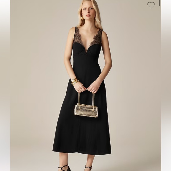 J. Crew Dresses & Skirts - NWT J.Crew Collection structured lace-trim dress (size 6)